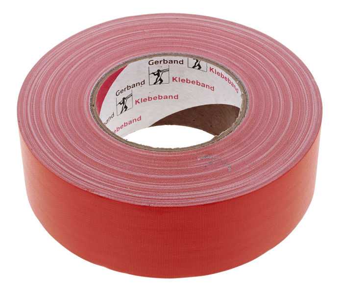 GERBAND Gaffa Tape matt rot (Gewebe Klebeband 50 Meter/5 cm) GERBAND Gaffa Tape matt rot (Gewebe Klebeband 50 Meter/5 cm)